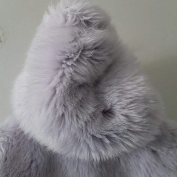 Restoration Hardware Luxe Faux Fur Baby Bunting - Lavender 0-6 months Snow - Picture 10 of 10